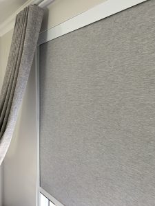 White Frame Graphite Fabric Single